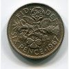 VELKÁ BRITÁNIE. 6 pence 1967.