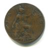 VELKÁ BRITÁNIE. 1 farthing 1917.