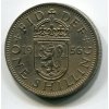 VELKÁ BRITÁNIE. 1 shilling 1956. Skotský znak.