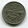 VELKÁ BRITÁNIE. 6 pence 1965.