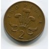 VELKÁ BRITÁNIE. 2 pence 1989.