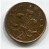 VELKÁ BRITÁNIE. 2 pence 1989.