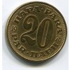 JUGOSLÁVIE. 20 para 1976.