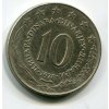 JUGOSLÁVIE. 10 dinara 1978.
