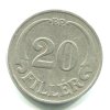 MAĎARSKO. 20 fillér 1926. KM-508