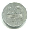 MAĎARSKO. 20 fillér 1958.