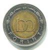 MAĎARSKO. 100 forint 1996.