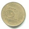 MAĎARSKO. 5 forint 1996.