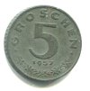 RAKOUSKO. 5 Groschen 1957.
