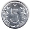 ČESKOSLOVENSKO. 5 haléřů 1967.