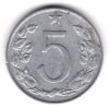 ČESKOSLOVENSKO. 5 haléřů 1967.