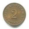 NĚMECKO. 2 Pfennig 1915/A.