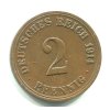 NĚMECKO. 2 Pfennig 1914/A.
