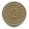 NĚMECKO. 2 Pfennig 1913/A.