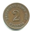NĚMECKO. 2 Pfennig 1912/E.