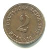 NĚMECKO. 2 Pfennig 1912/D.