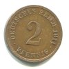 NĚMECKO. 2 Pfennig 1911/G.