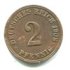 NĚMECKO. 2 Pfennig 1908/A.