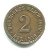 NĚMECKO. 2 Pfennig 1908/A.