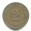NĚMECKO. 2 Pfennig 1907/D. KM-16