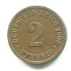 NĚMECKO. 2 Pfennig 1906/D. KM-16