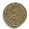 NĚMECKO. 2 Pfennig 1905/J. KM-16