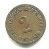 NĚMECKO. 2 Pfennig 1904/A.