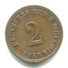 NĚMECKO. 2 Pfennig 1904/A.
