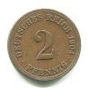 NĚMECKO. 2 Pfennig 1904/A.