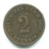 NĚMECKO. 2 Pfennig 1876/C.
