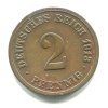 NĚMECKO. 2 Pfennig 1913/F.