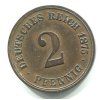 NĚMECKO. 2 Pfennig 1875/A.