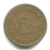 NĚMECKO. 2 Pfennig 1875/A.