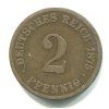 NĚMECKO. 2 Pfennig 1875/C.