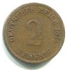 NĚMECKO. 2 Pfennig 1874/A.
