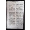 1819.03.23.  Cirkulární nařízení čes. zem. gubernium, strany povoleného ulevění na gruntovní dani pro kontribuenty ze živelní příhody do škody uvržený.
