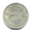 RAKOUSKO. 5 Schilling 1968. Ag.