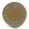 NĚMECKO. 1 Reichspfennig 1928/A.