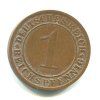 NĚMECKO. 1 Reichspfennig 1929/F.