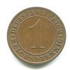 NĚMECKO. 1 Reichspfennig 1930/F.
