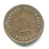 NĚMECKO. 1 Pfennig 1913/G.