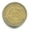 NĚMECKO. 10 Rentenpfennig 1924/A.