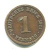 NĚMECKO. 1 Pfennig 1911/D.