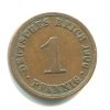 NĚMECKO. 1 Pfennig 1906/A.