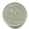 NĚMECKO. 10 Pfennig 1905/A.