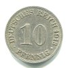 NĚMECKO. 10 Pfennig 1913/A.