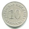 NĚMECKO. 10 Pfennig 1914/A.