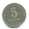 NĚMECKO. 5 Pfennig 1921/A.