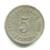NĚMECKO. 5 Pfennig 1900/A.