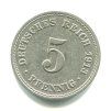 NĚMECKO. 5 Pfennig 1913/A.